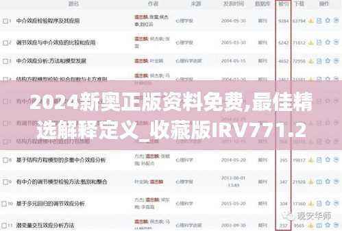 2024新奥正版资料免费,最佳精选解释定义_收藏版IRV771.22