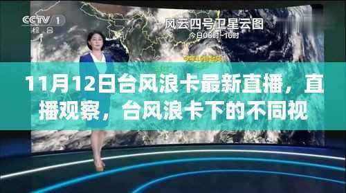 台风浪卡下的观察与观点,直播实录与多元视角