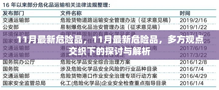 多方观点交织下的探讨与解析,11月最新危险品