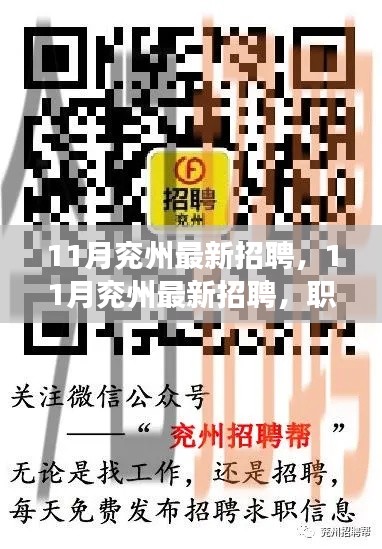 11月兖州最新招聘,职业发展的理想选择地