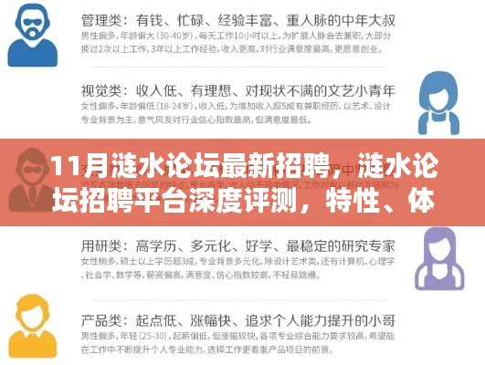 涟水论坛招聘平台深度解析,特性、体验、竞品对比及用户群体分析