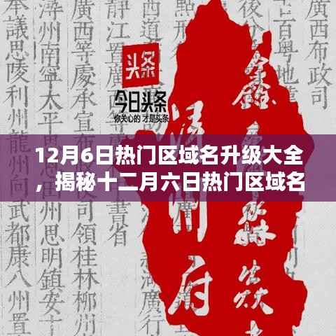 揭秘十二月六日热门区域名升级趋势,深度解析升级大全