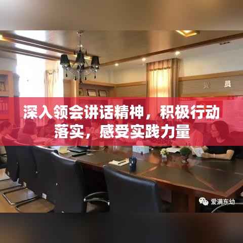 深入领会讲话精神,积极行动落实,感受实践力量