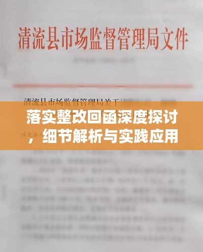 落实整改回函深度探讨,细节解析与实践应用