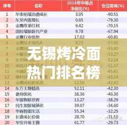 无锡烤冷面热门排名榜大揭秘，最新排名榜单出炉！